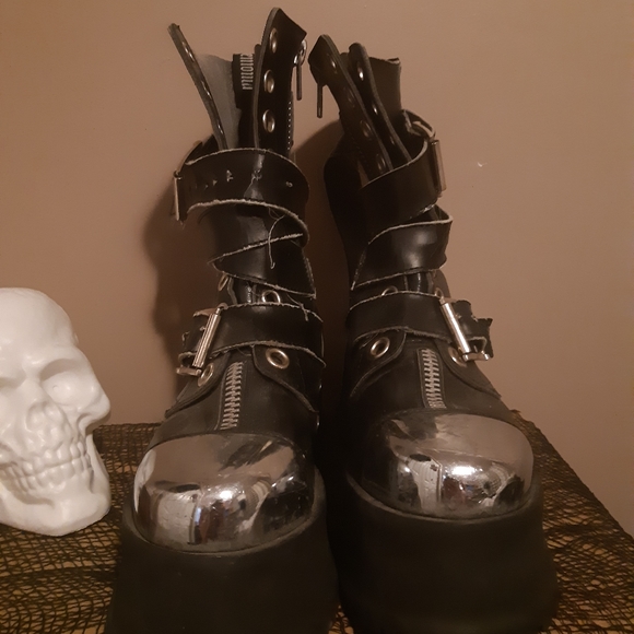 Platform ankle boots - Picture 2 of 2